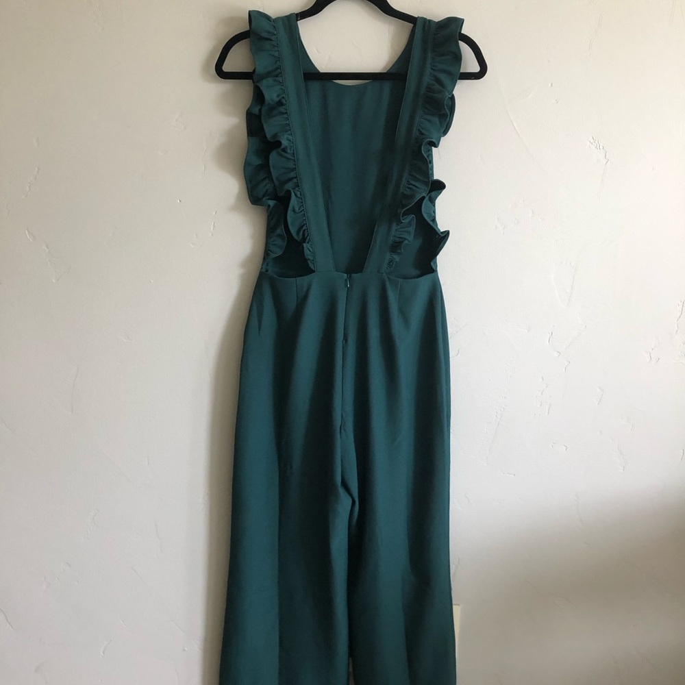 Free Press Ruffled Cropped Jumpsuit - Picture 2 of 5